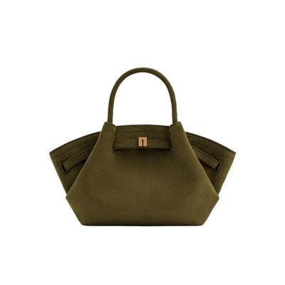 Lana Mini Tote - Mørk Oliven