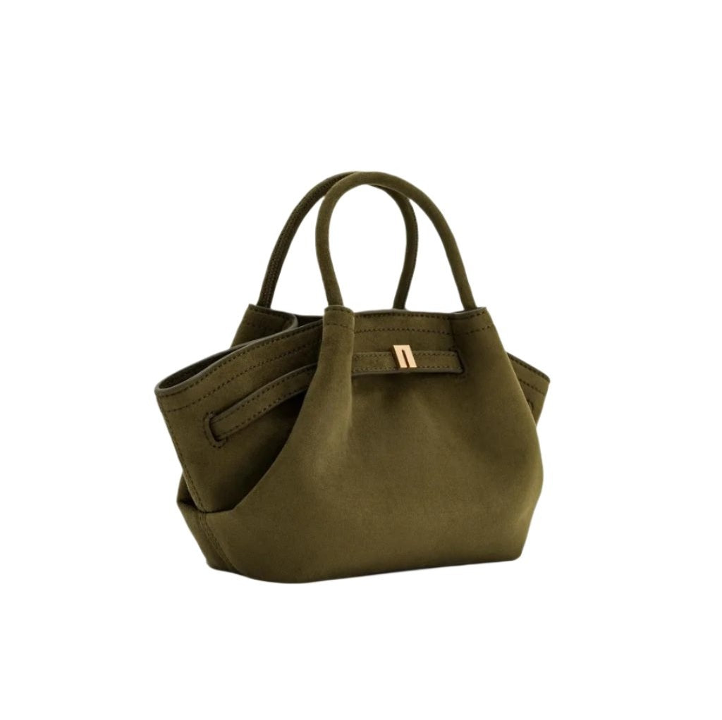 Lana Mini Tote - Mørk Oliven